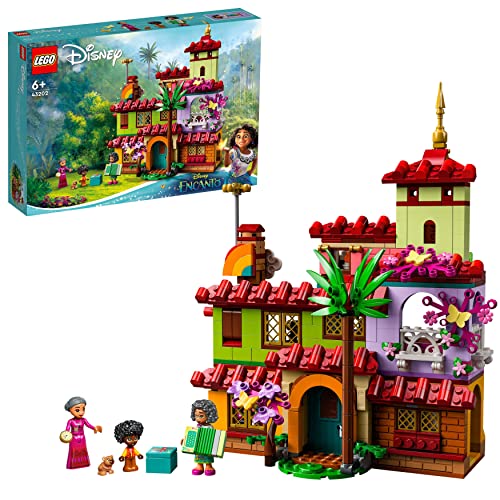 LEGO 43202 Disney Casa Madrigal, Juguete de Construcción, Película Encanto, Mini Muñecas Mirabel, Antonio y Abuela, Regalos Navidad para Niñas y Niños