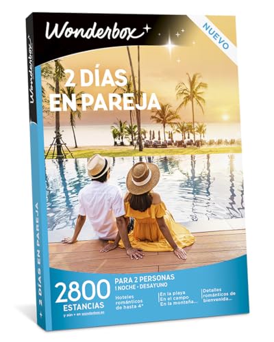 WONDERBOX - Caja Regalo - 2 Días En Casa Rural - 1 Noche e Desayuno para 2 Personas - 1000 estancias en España y en Europa - Ideas Regalo